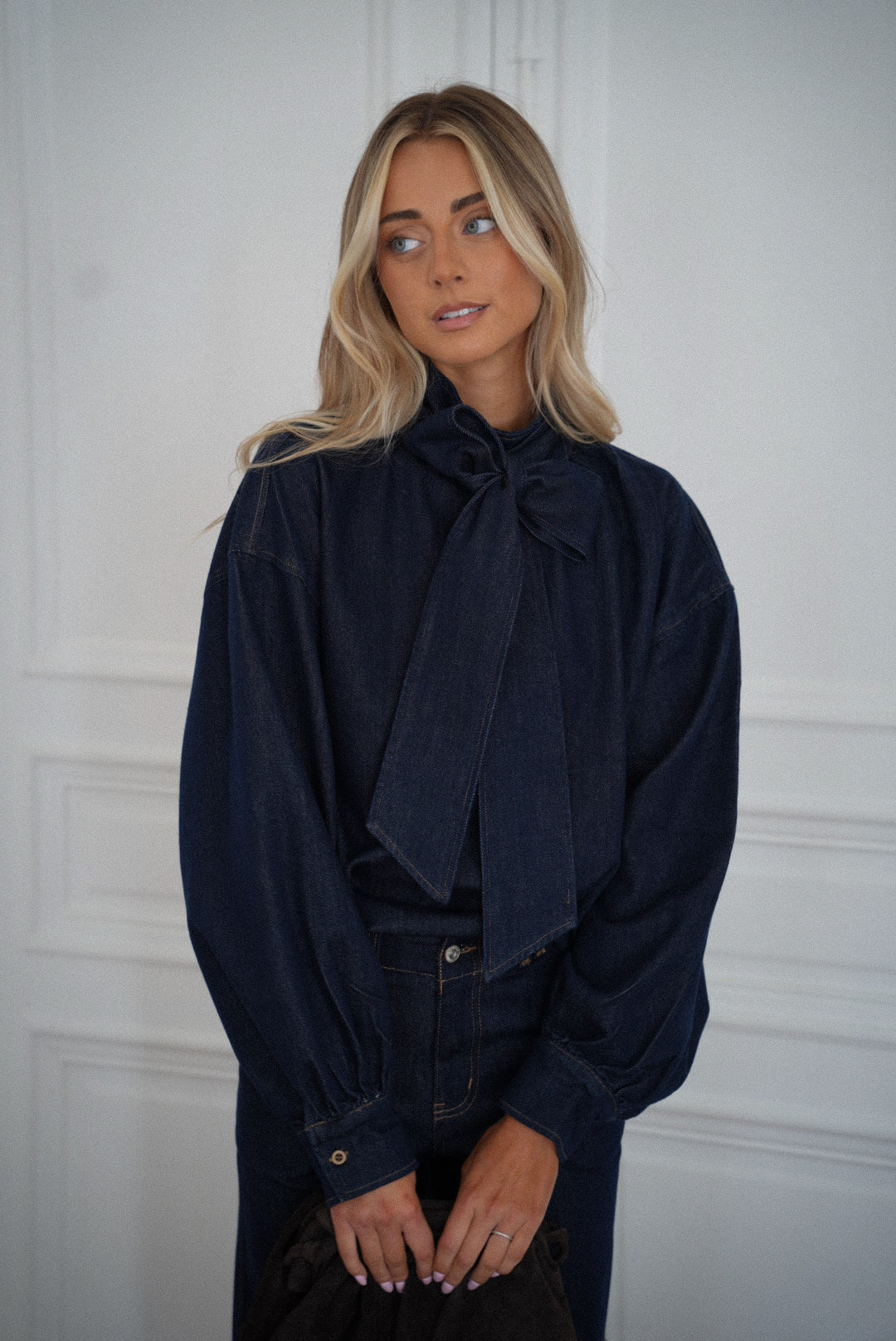 Cloé brut - Blouse en jean