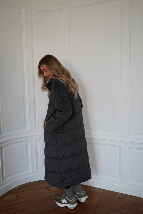 Justin gris - Manteau long