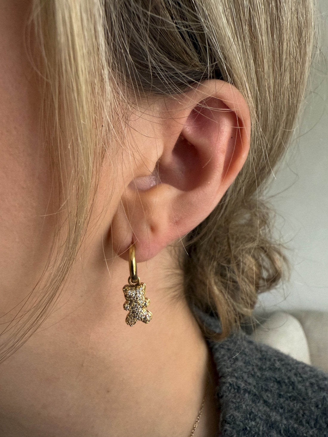 Travy dorées - Boucles d’oreilles acier