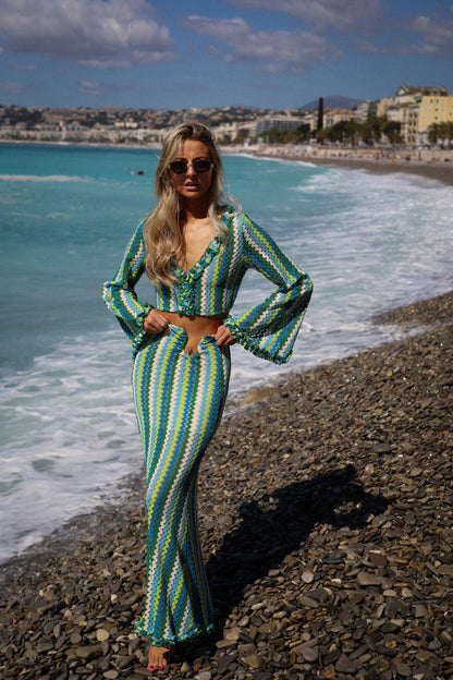 Sixtine vert - Ensemble crochet