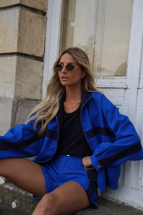 Holy bleu - Short à bandes