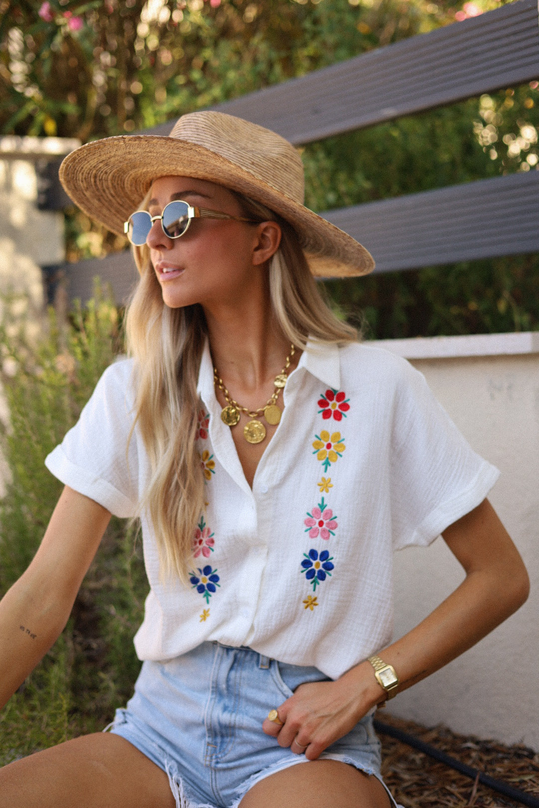 Magla blanche - Blouse gaze de coton