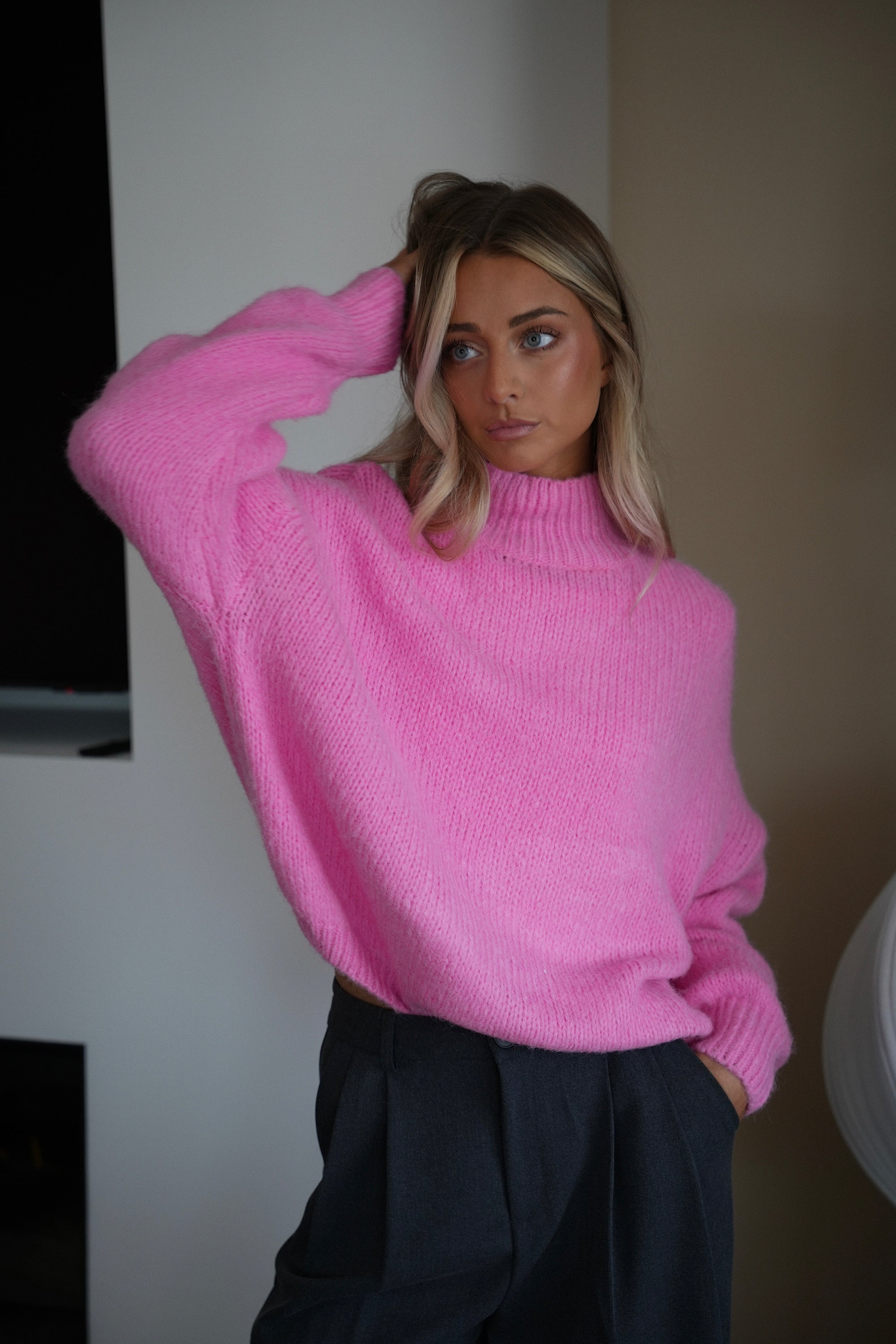 Mathis rose - Pull doux