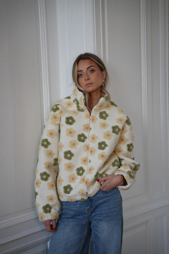 Dana crème - Veste zippée