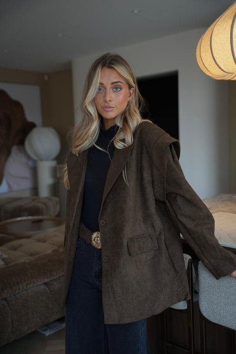 Vicky chocolat - Veste blazer