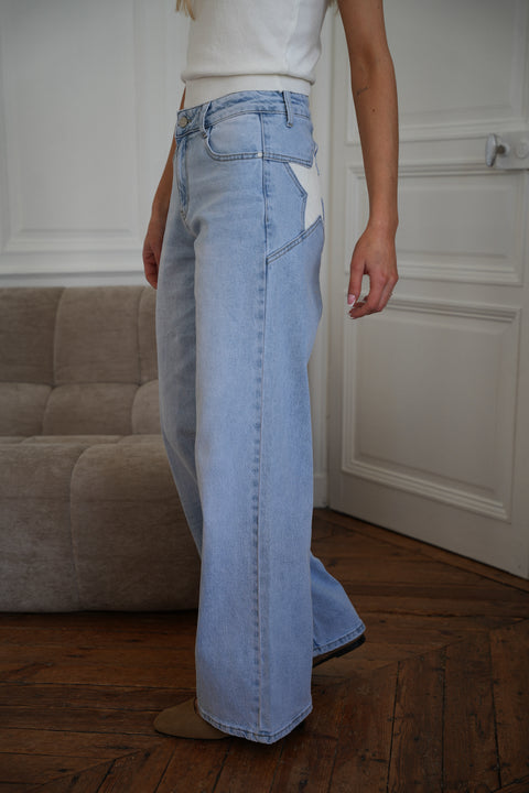 Diego bleu/blanc - Jean étoiles