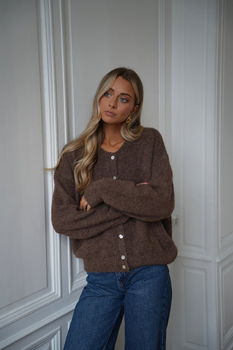 Catrina marron - Gilet ample