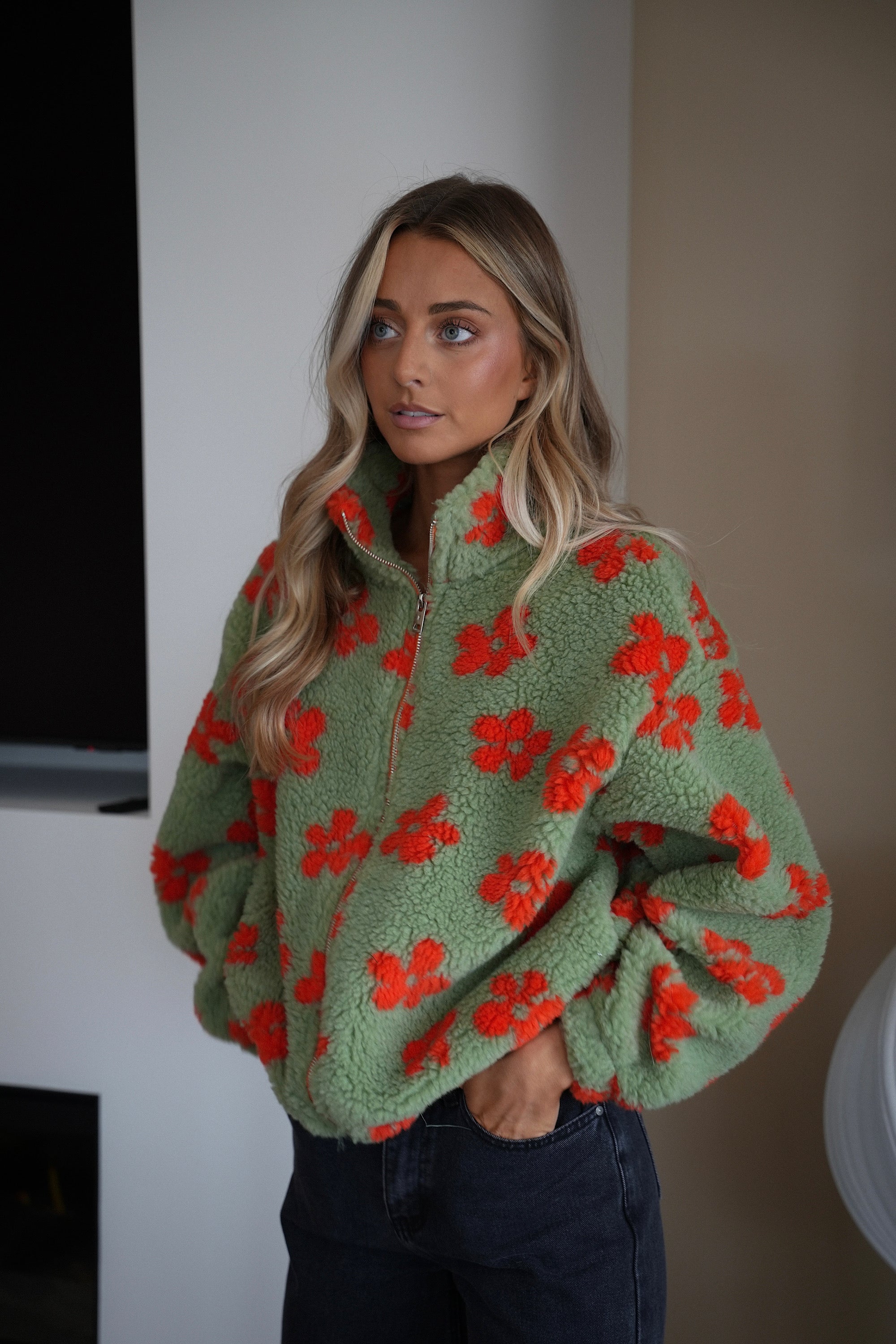 Lisa verte - Veste polaire