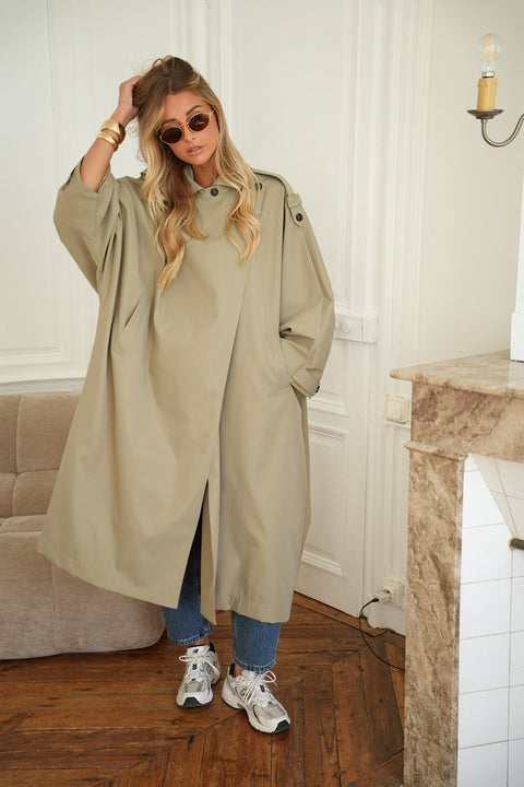 Poline beige - Trench oversize