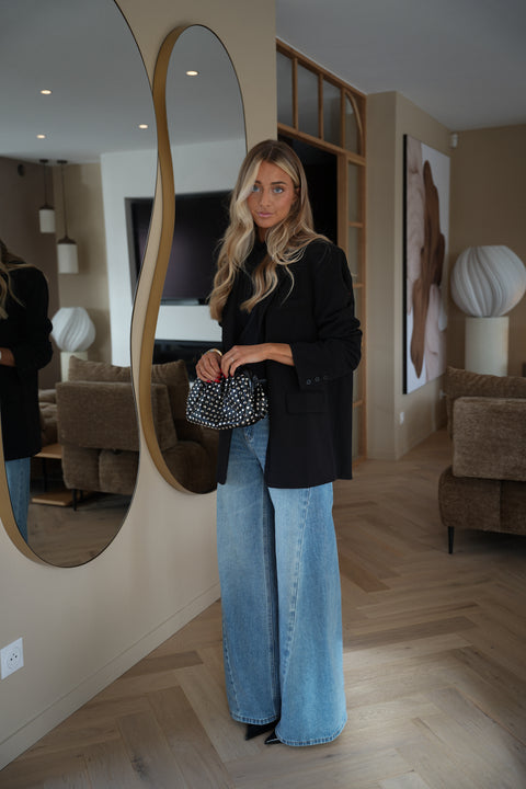 Josh bleu - Jean évasé