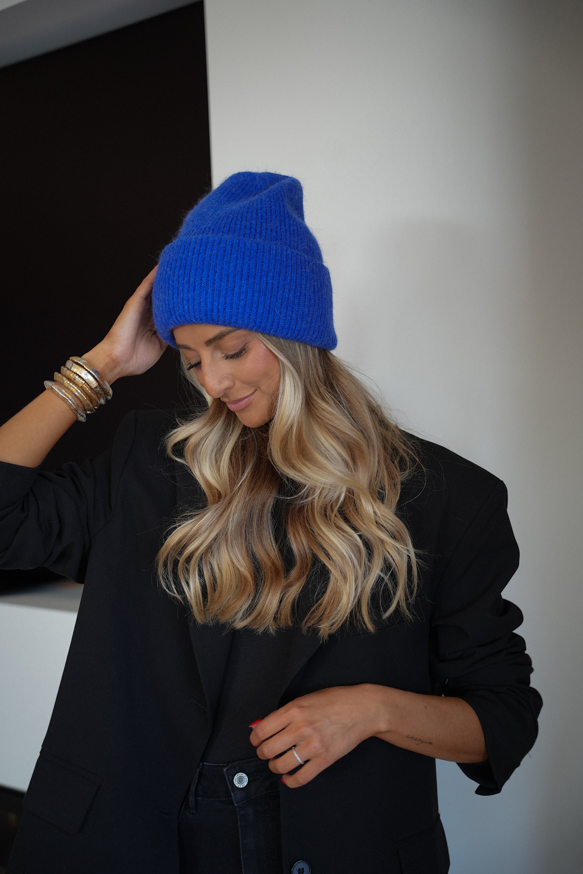 Aveline bleu - Bonnet doux