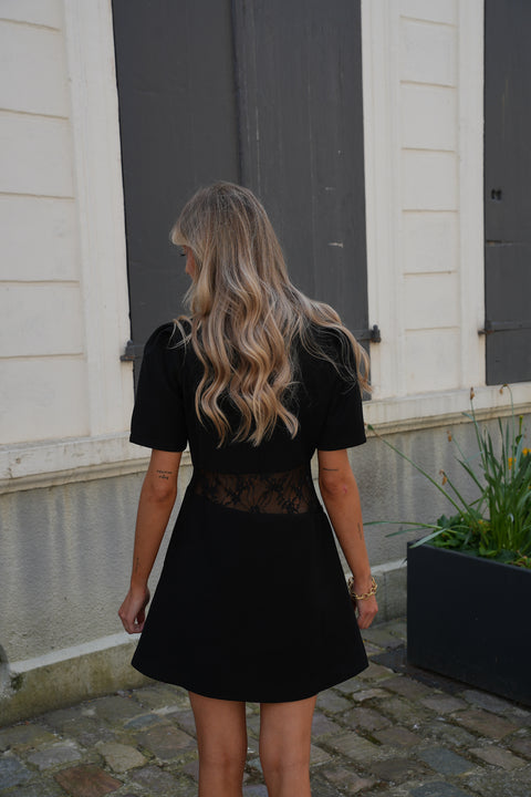Castille noire - Robe dentelle