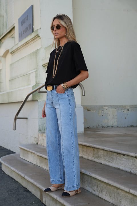 Maeve bleu - Jean droit