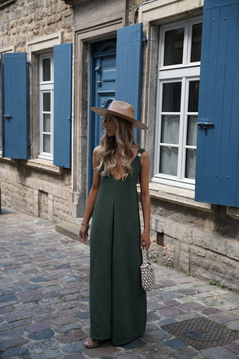 Karen kaki - Combinaison pantalon
