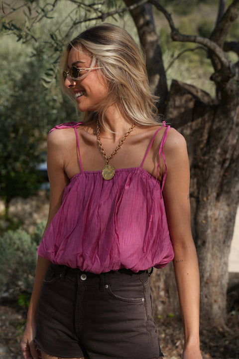 Elya framboise - Body top