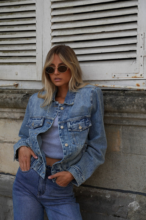 Camille bleue - Veste en jean
