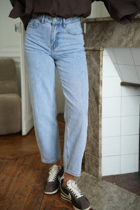 Clodia bleu clair - Jean mom
