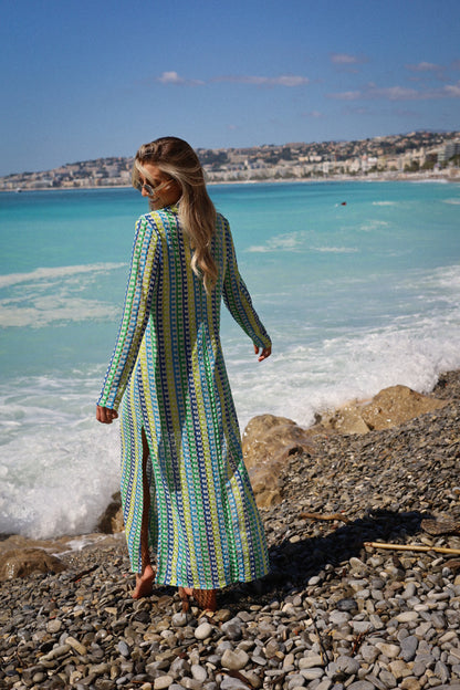 Pauline verte - Robe crochet