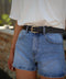 Dallia marine - Ceinture cuir