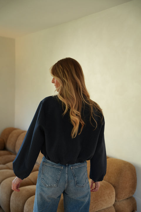 Bea marine - Veste zippée