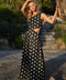 Émeline noir/blanc - Robe à pois
