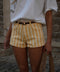 Nalla jaune - Short rayé