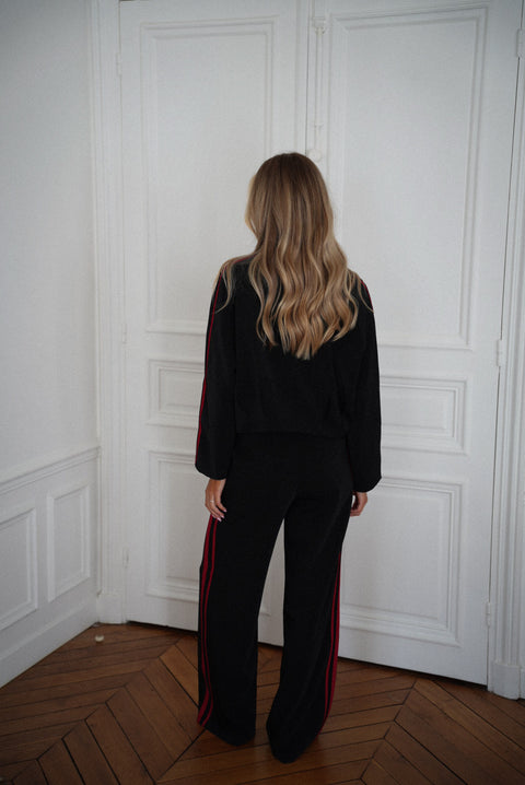 Roxane noir - Pantalon droit