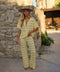 Colombine jaune - Pantalon crochet