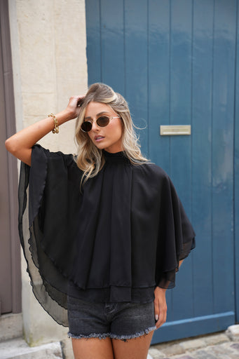 Lucia noire - Blouse fluide