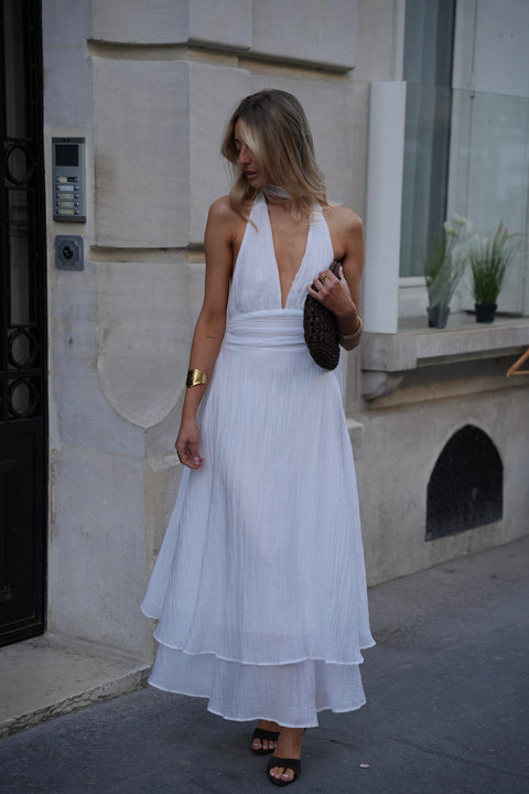 Miki blanche - Robe longue