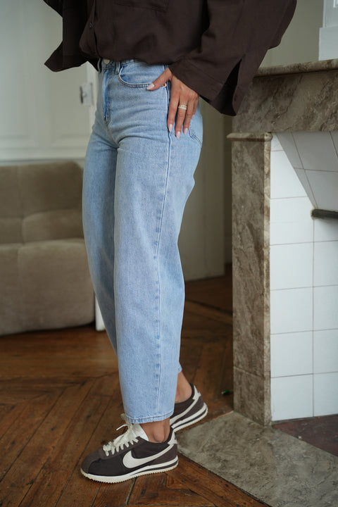 Clodia bleu clair - Jean mom