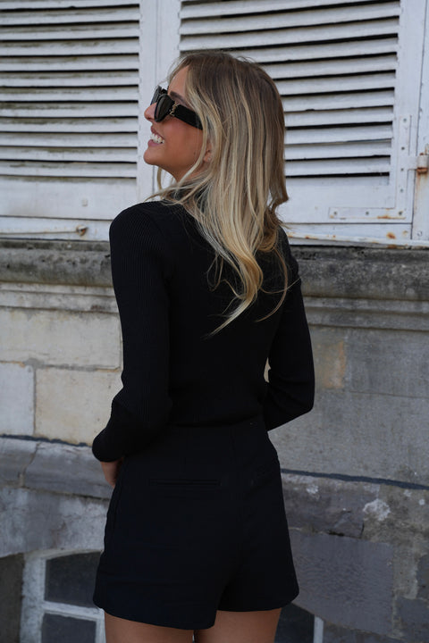 Marissa noir - Pull fin