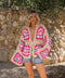 Dima rose - Gilet en crochet