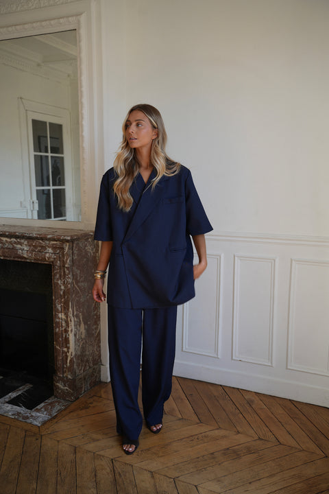 Rob marine - Pantalon droit