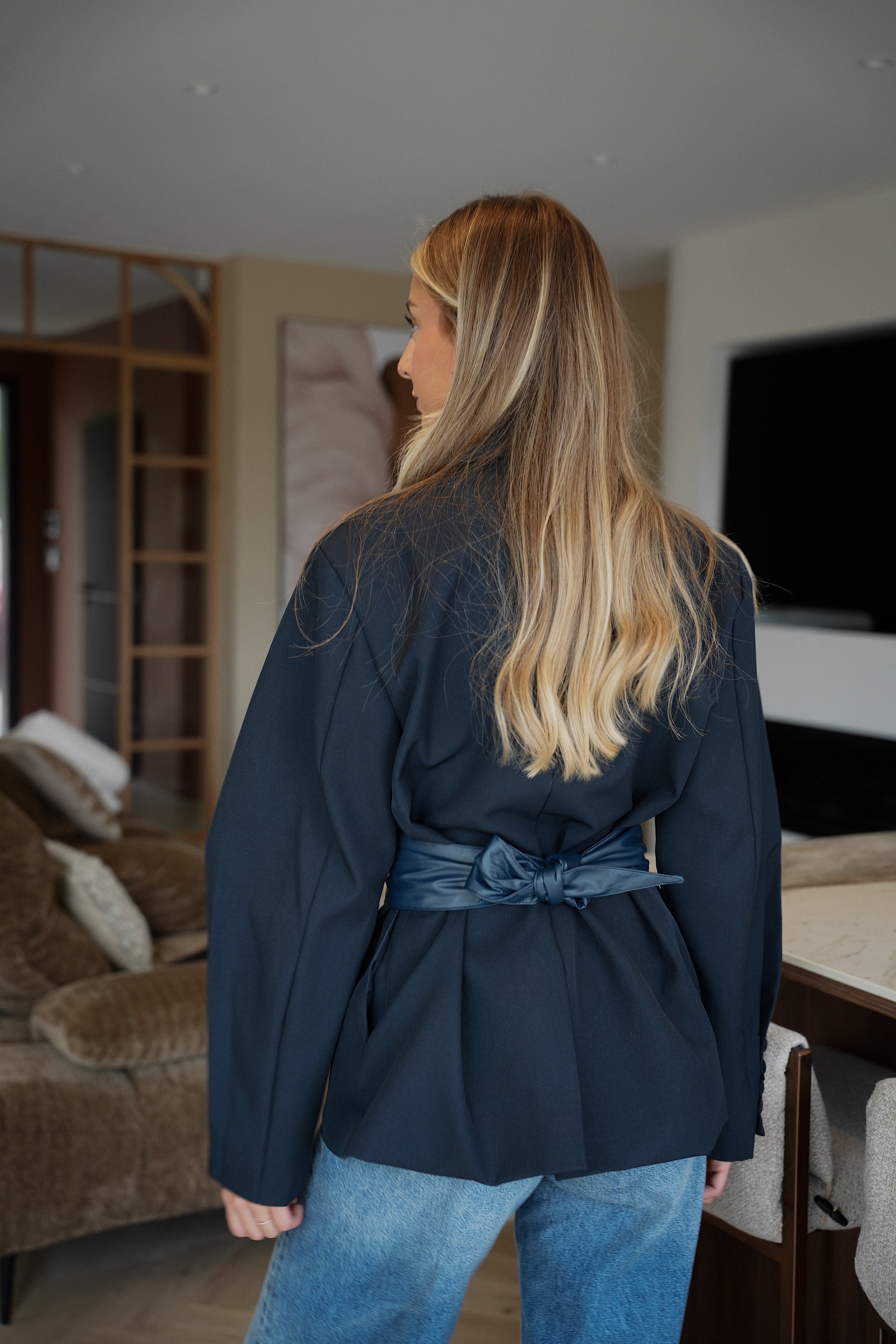 Dorothée marine - Veste blazer