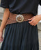 Oxana camel - Ceinture en cuir