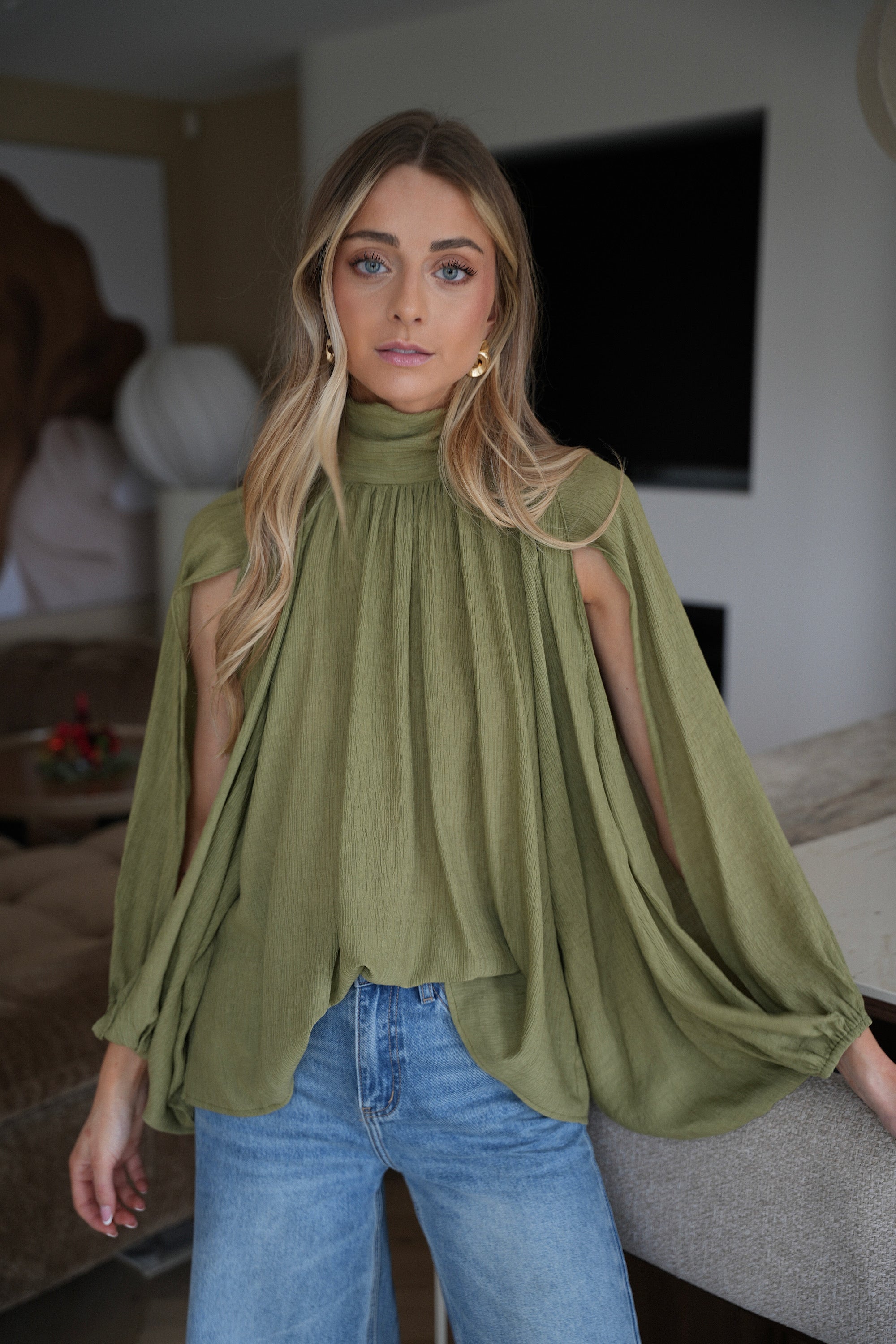 Emiliana verte - Blouse ample