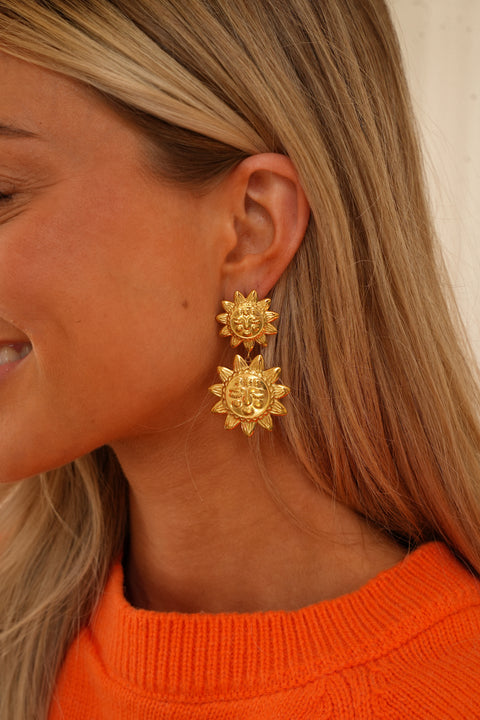 Joy dorées - Boucles d’oreilles acier