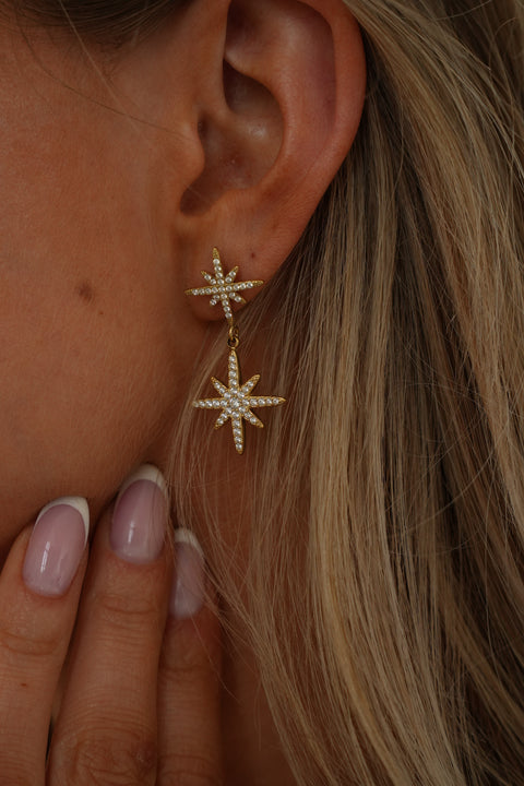 Nina dorées - Boucles d’oreilles acier