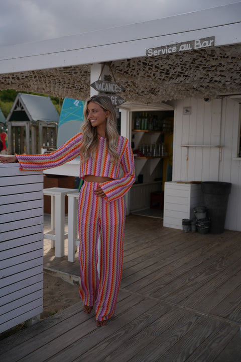 Effi colorée - Blouse crochet