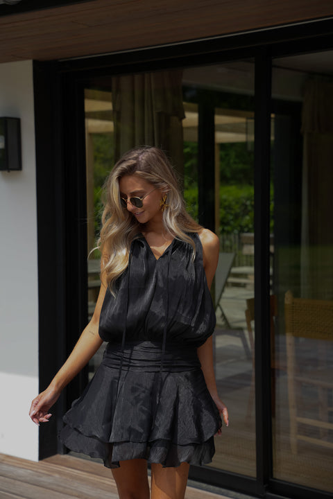 Lucie noire - Robe fluide