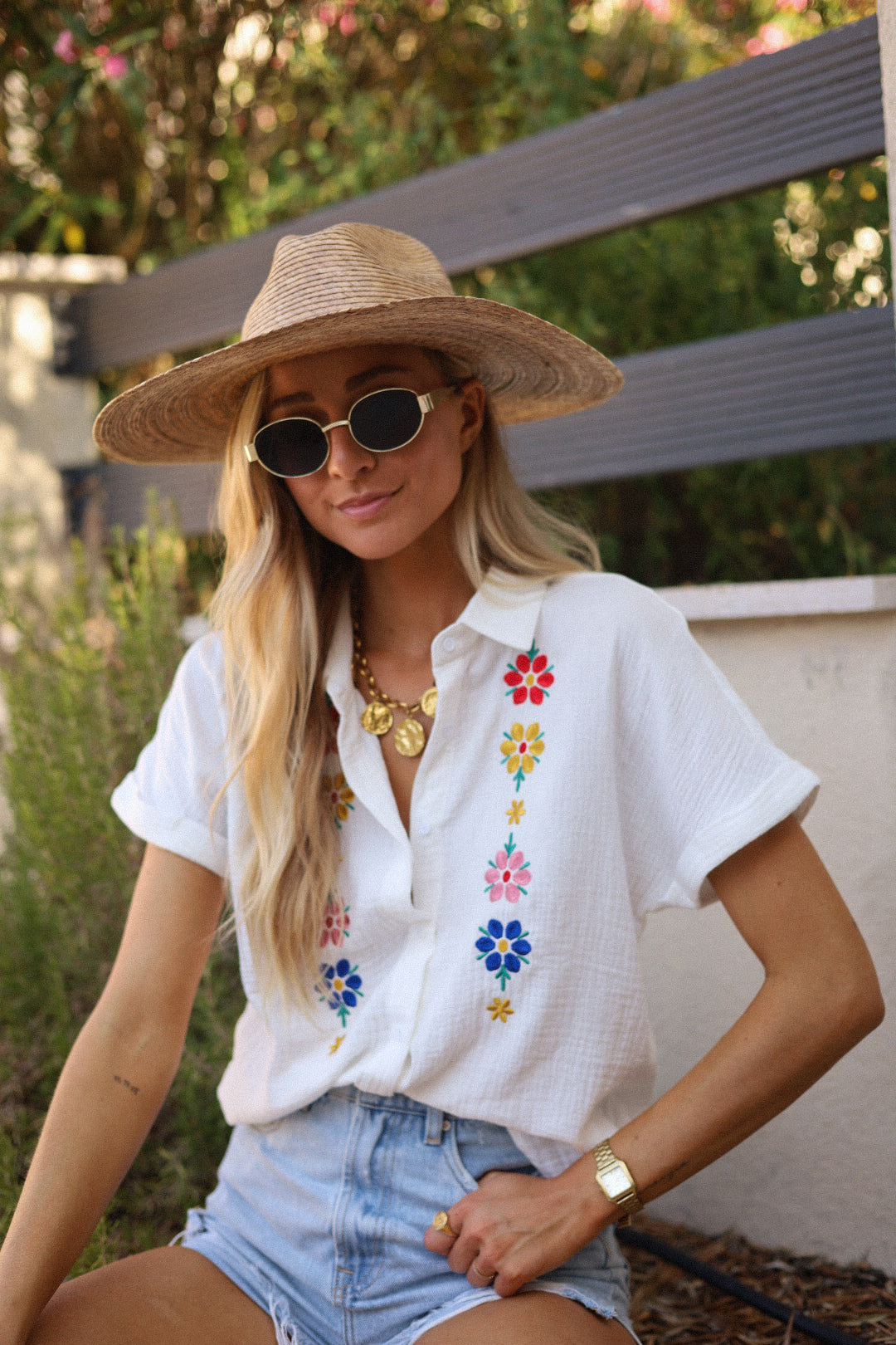 Magla blanche - Blouse gaze de coton