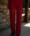 Louna rouge - Pantalon crochet