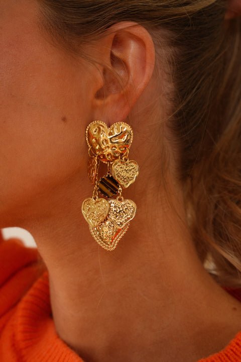 Neo dorées - Boucles d’oreilles