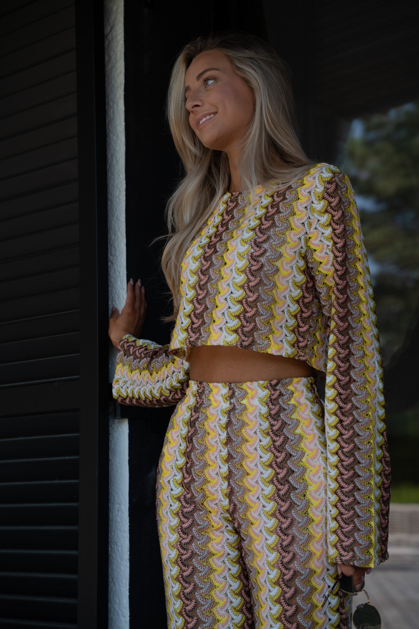 Yolande jaune - Blouse brodée
