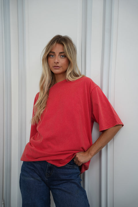 Apolline rouge - T-shirt ample
