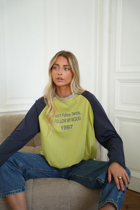 Clémence vert - Top manches longues