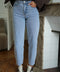 Clodia bleu clair - Jean mom