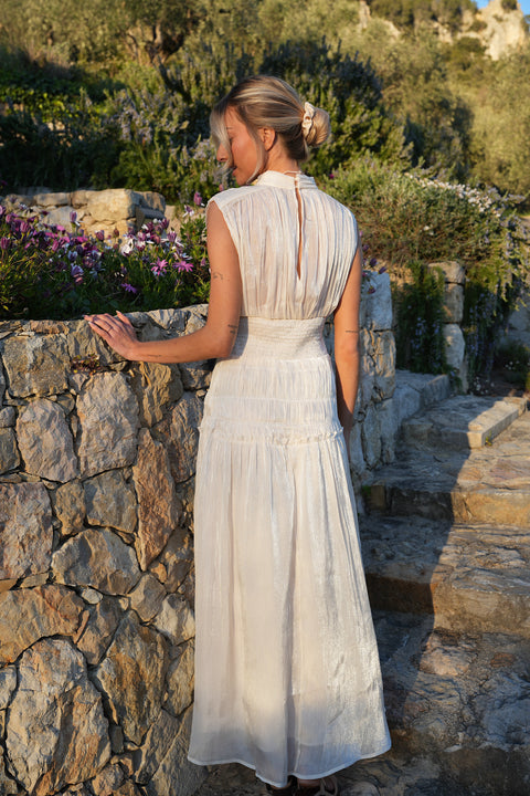 Anita crème - Robe longue