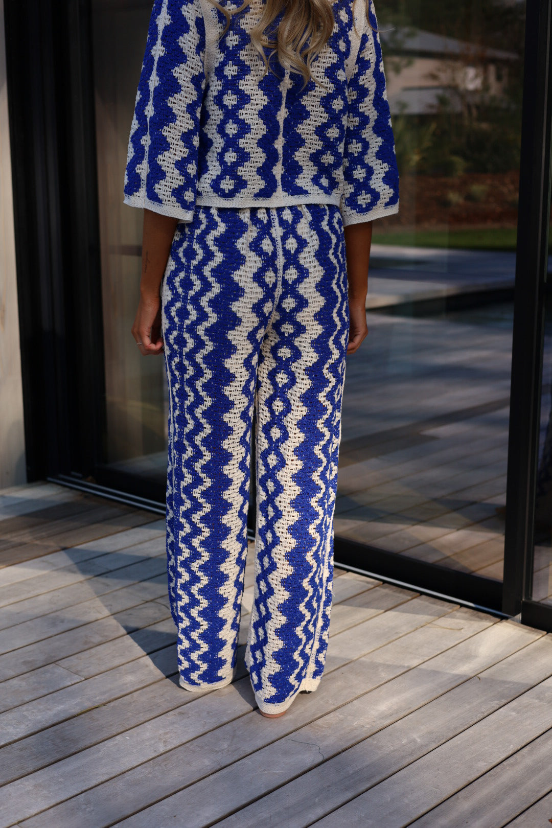 Candice bleu - Ensemble crochet